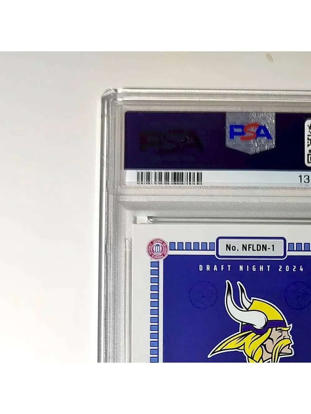 J.J. McCarthy 2023 Panini Instant Draft Night #NFLDN-1 PSA 9 Mint